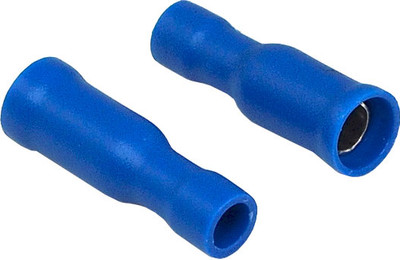 Разъем штекер AURA ATB-0251 (100шт, синие)