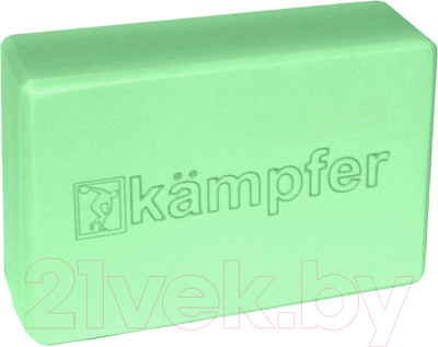 Блок для йоги Kampfer Youga Block (зеленый)