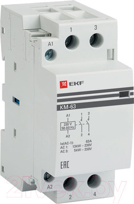Контактор EKF PROxima km-2-63-20