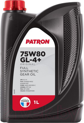 Трансмиссионное масло Patron Original GL4+ 75W80 (1л)