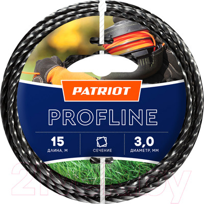 Леска для триммера PATRIOT Profline D 3.0мм/15м