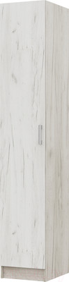 Шкаф-пенал Стендмебель Гармония ПН-601-М (дуб крафт белый/дуб крафт серый)