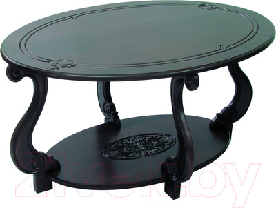 Журнальный столик Мебелик Овация М (темно-коричневый)