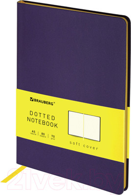 Записная книжка Brauberg Metropolis Mix / 113315 (сиреневый)