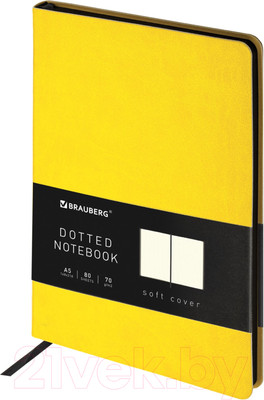 Записная книжка Brauberg Metropolis Mix / 113316 (желтый)