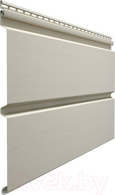 Сайдинг Docke Lux Брус D6S (3.6м, сливки)