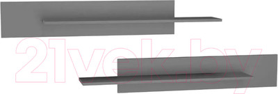 Комплект полок НК Мебель Point / 71775211 (серый графит)