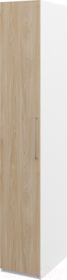 Шкаф-пенал Мебель-Неман Отис МН-039-07 П3 (белый/дуб прованс)
