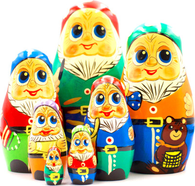 Матрешка сувенирная Брестская Фабрика Сувениров В виде фигурок гномов 7119