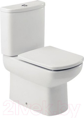 Унитаз напольный Roca Dama Senso Compacto A342518000 + 734151B000 + ZRU9000041