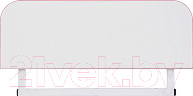 Приставка для стола Polini Kids Для растущей парты боковая / 0001777.69 (55x20, белый/розовый)