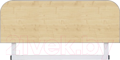 Приставка для стола Polini Kids Для растущей парты боковая / 0001777.92 (55x20, натуральный/серый)