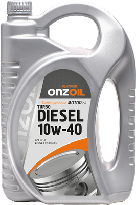 Моторное масло Onzoil SAE 10W40 Turbo Diesel Lux CF-4 (4.5л)