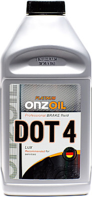 Тормозная жидкость Onzoil DOT 4 Lux (405г)