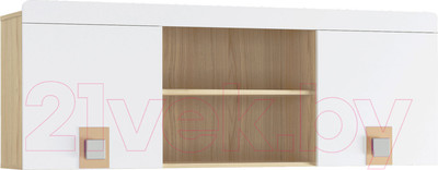 Полка Аквилон Стиль №7.3 (туя светлая/кофе с молоком)