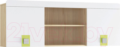 Полка Аквилон Стиль №7.3 (туя светлая/лайм)