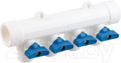 Коллектор отопления РосТурПласт 28204 (с шаровым краном)