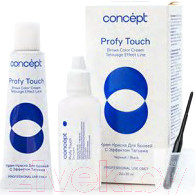 Набор для окрашивания бровей Concept Татуаж Коричневый (30мл+20мл)