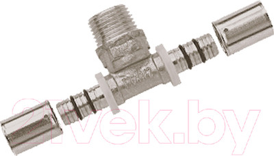 Тройник переходной Rifeng F5-T1620x1/2x1620 (никель)