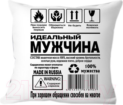 Подушка декоративная Print Style 40x40hod3