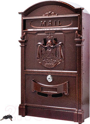 Почтовый ящик Аллюр №4010 (медь)
