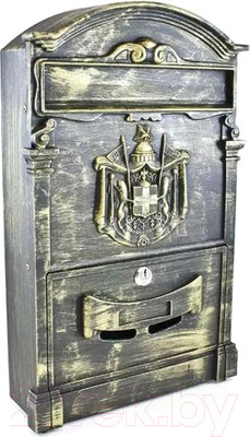 Почтовый ящик Аллюр №4010В (старая бронза)