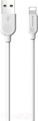 Кабель Borofone BX14 LinkJet AM-8pin Lightning (3м, белый)