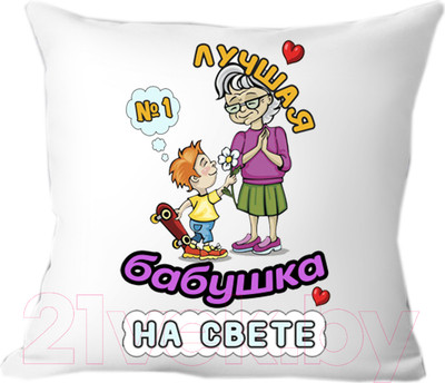 Подушка декоративная Print Style 40х40bab7