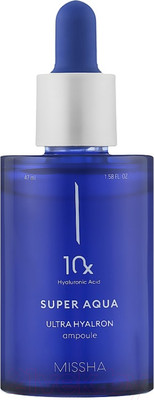 Сыворотка для лица Missha Super Aqua Ultra Hyalron Ampoule Интенсивно увлажняющая (47мл)
