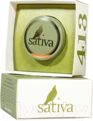 Бальзам для губ Sativa Восстанавливающий №413 (8г)