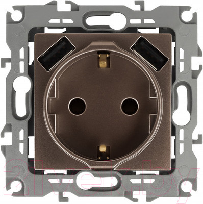 Розетка ЭРА 12-4109-13 / Б0047847 (бронза)