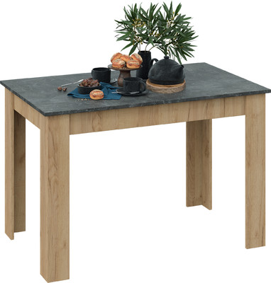 Обеденный стол ТриЯ Промо тип 2 (дуб крафт золотой/ателье темное)