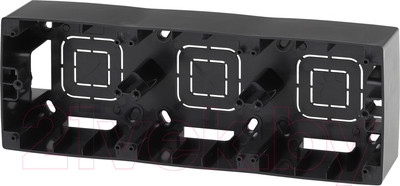 Коробка открытого монтажа ЭРА 12-6103-06 / Б0043185 (черный)