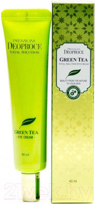Крем для век Deoproce Premium Green tea Total Solution увлажняющий (40мл)