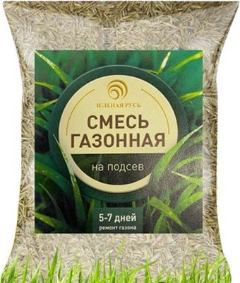 Семена газонной травы Зеленая Русь На подсев (150гр)