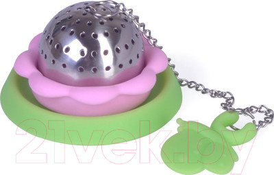 Ситечко для чая Fissman Бабочка и цветок 8912