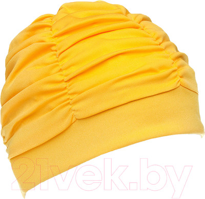 Шапочка для плавания Mad Wave Lux Shower (желтый)