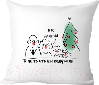 Подушка декоративная Print Style С новым годом 40x40god8