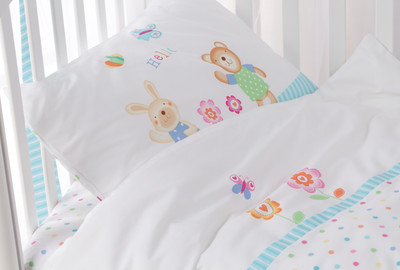 Комплект постельный для малышей Perina Глория Hello / Г3-03.0