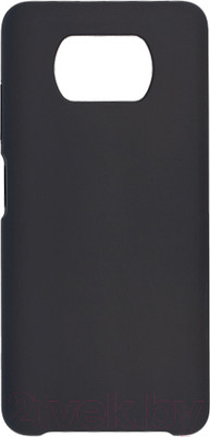 Чехол-накладка Case Matte Lux для Poco X3 (черный)