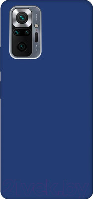 Чехол-накладка Case Matte Lux для Redmi Note 10 Pro (4G) (синий)