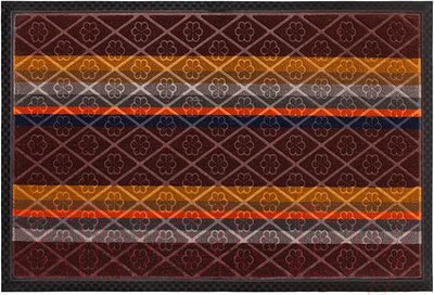 Коврик грязезащитный ComeForte Уют Мультиколор 60x90 (темно-коричневый)
