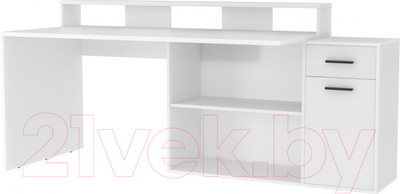 Письменный стол Интерлиния Skill-3 (белый платинум/белый платинум)