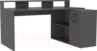 Письменный стол Интерлиния Skill-3 (антрацит/антрацит)