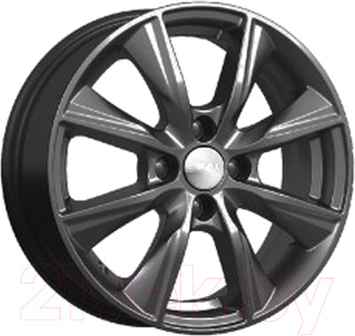 Литой диск SKAD Порту 15x6" 4x100мм DIA 67.1мм ET 45мм Графит