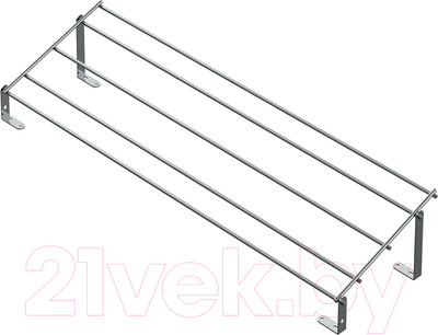 Полка выдвижная Starax Одноуровневая S-6131-C (хром)