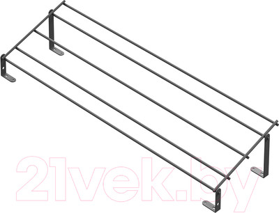 Полка выдвижная Starax Одноуровневая S-6131-A (антрацит)