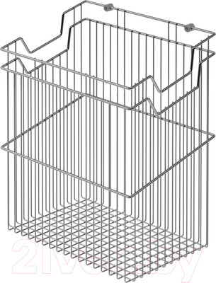 Корзина для белья откидная Starax S-8113-С (крепление к фасаду, хром)