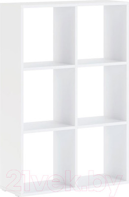 Стеллаж Алисия Лайт-2 / АЯ.18.07.04.14 (белый)