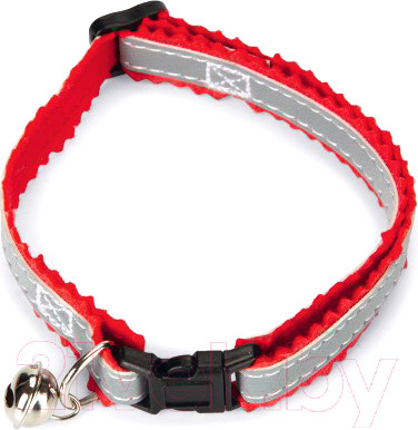 Ошейник Beeztees 730149 (серый/красный)